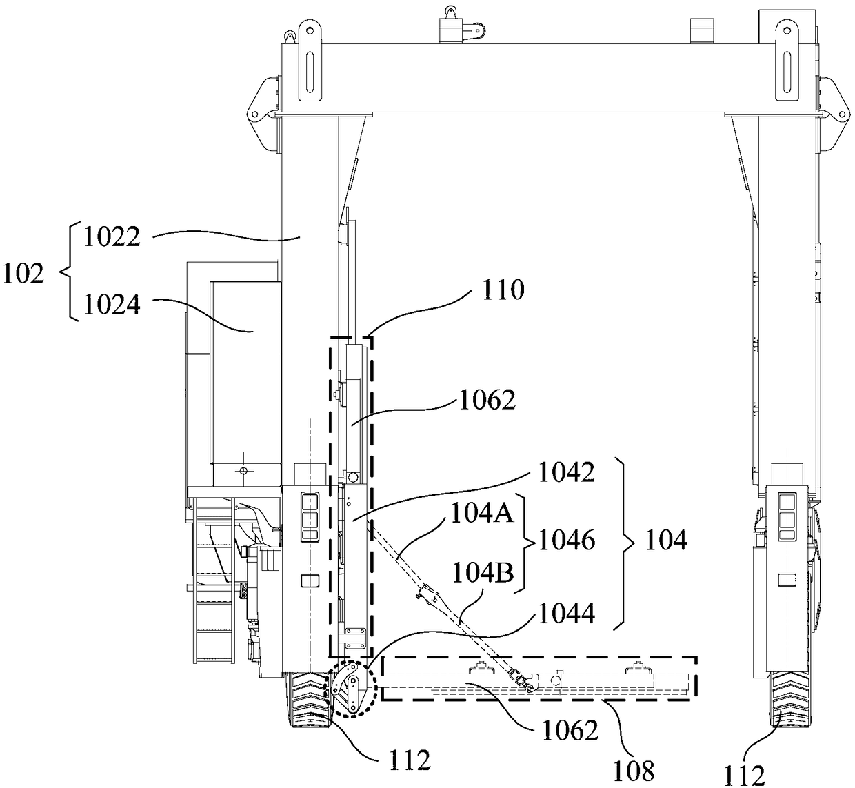 Container inspection device and container inspection system