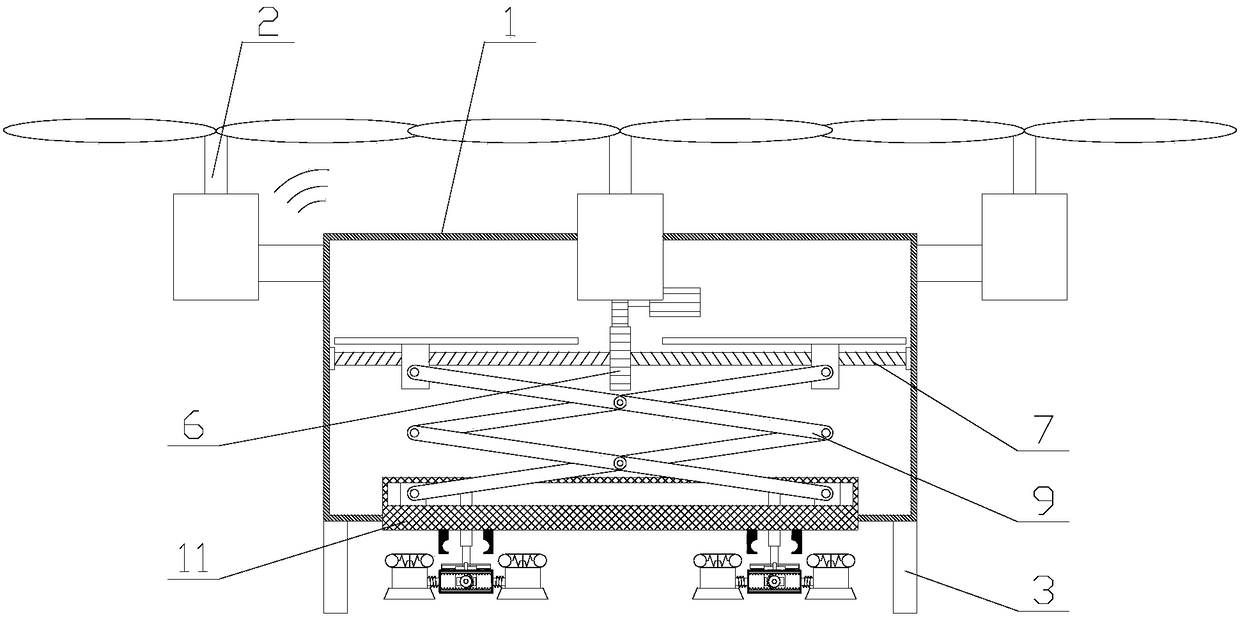 Plant protection unmanned aerial vehicle with spray-head switching and accurate spraying functions