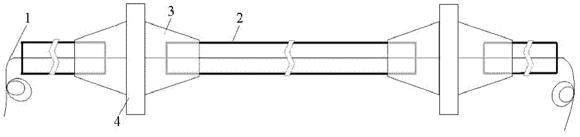 Armor optical fiber sensor suitable for road structure full size monitoring