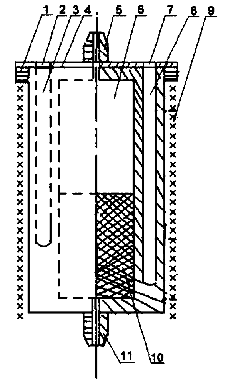 Eluting device for insulating oil-gas chromatographic analysis of transformer