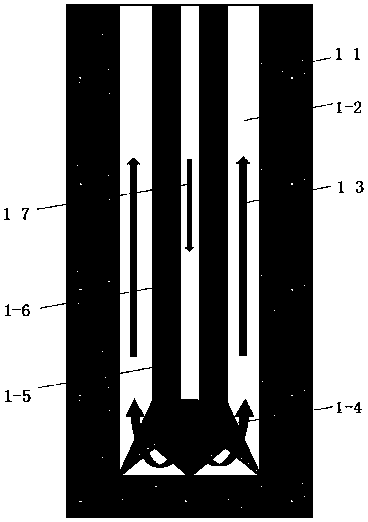 Logging-while-drilling underground circuit semiconductor positive cooling system and method