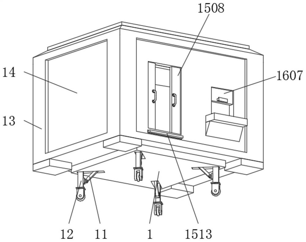 X-ray lead room protection device and use method