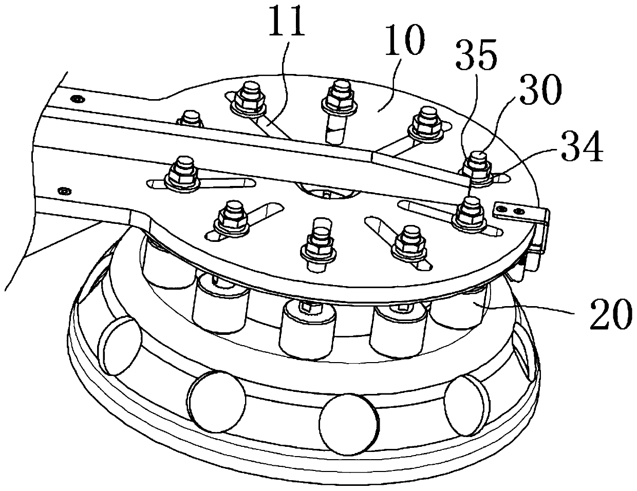 Magnetic chuck and adsorption device