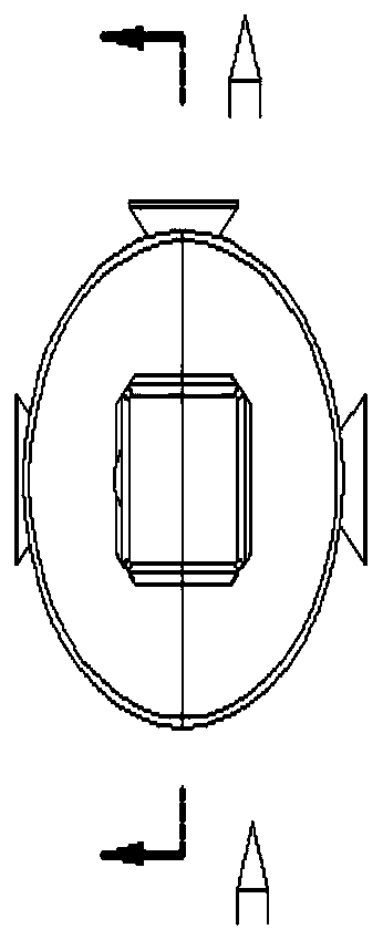 Flexible connection head used for bolt fastening operation of transformer substation electrically charged equipment, bolt fastening tool of transformer substation electrically charged equipment, and robot system