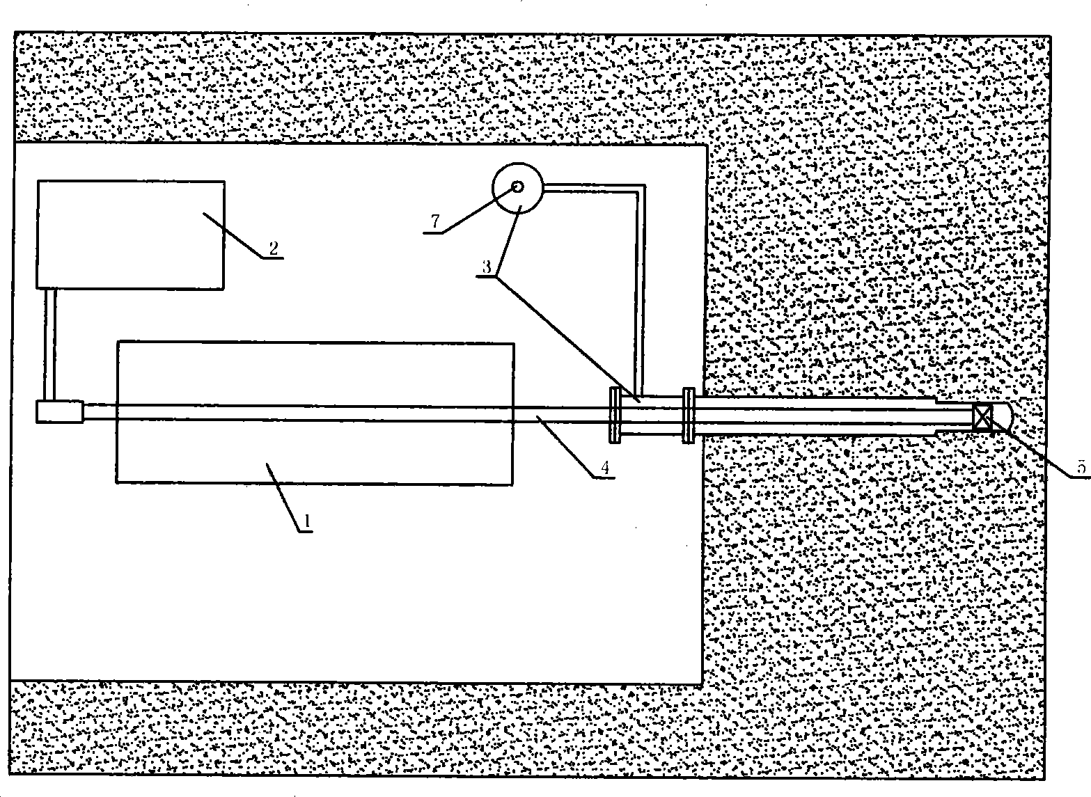 Wind pressure air drilling equipment in downhole soft outbursting coal bed and process matched therewith