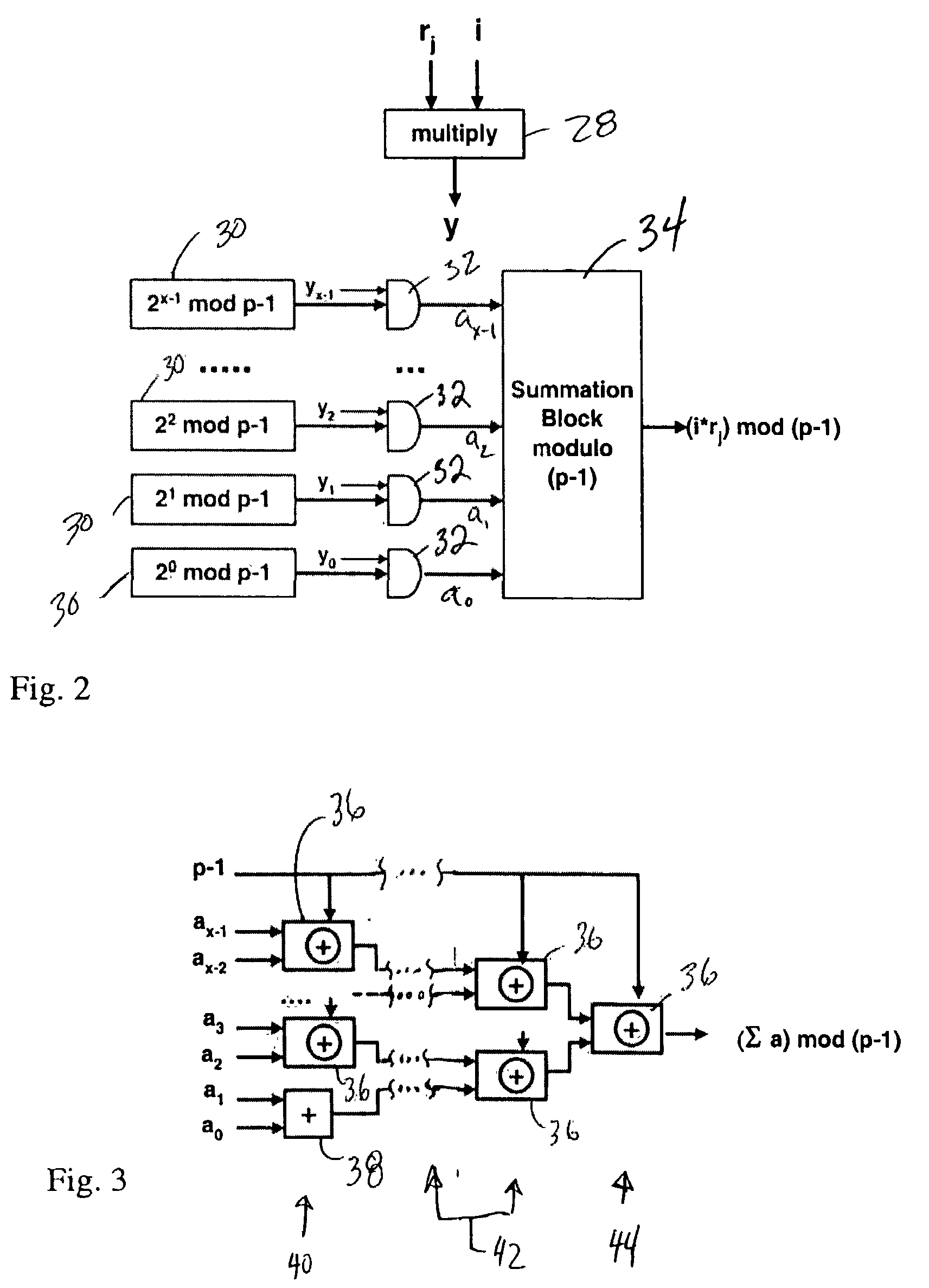 Method and apparatus for generating an interleaved address