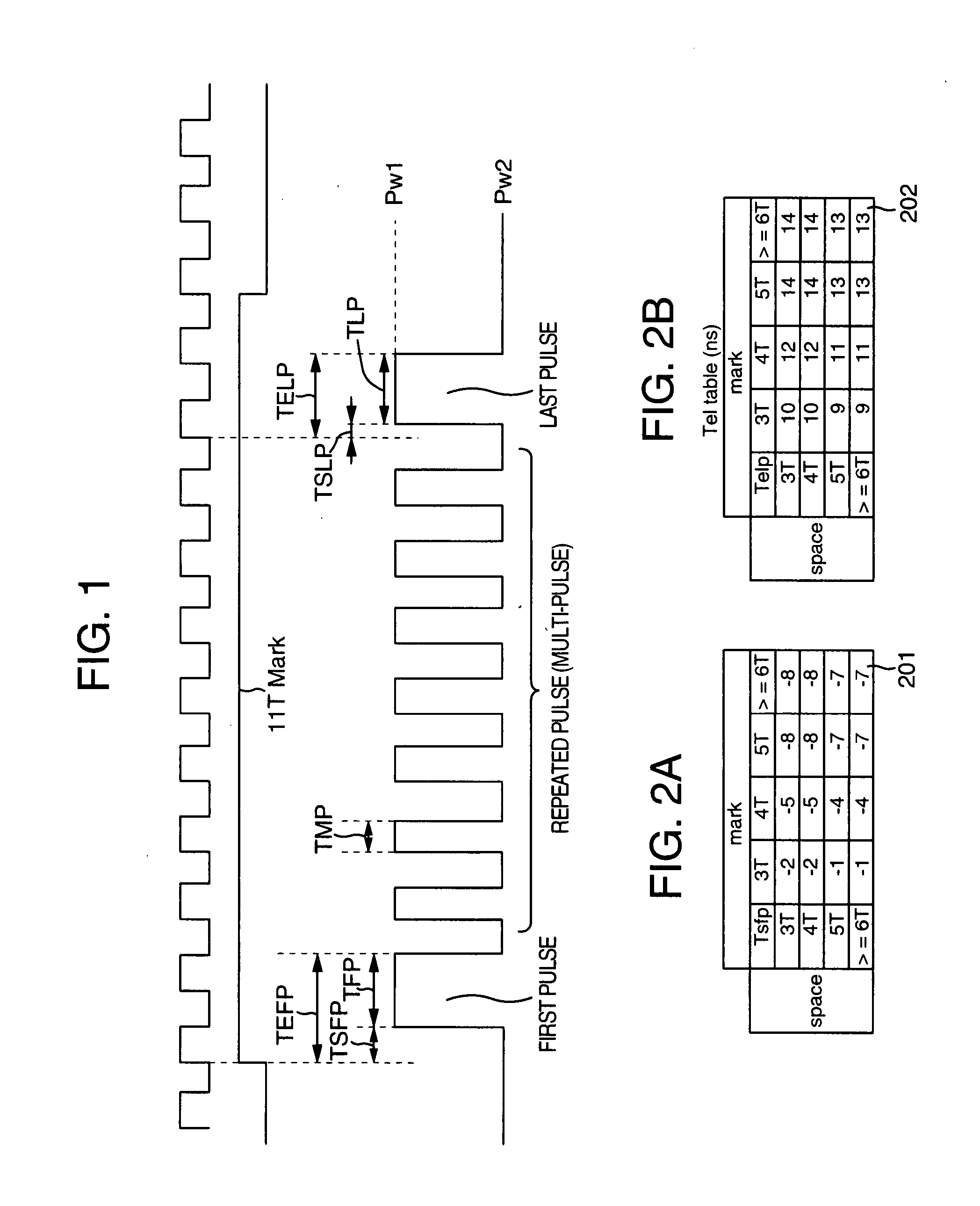 Recording medium, optical disk apparatus and writing method