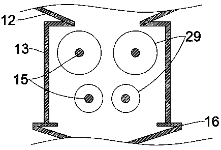 Construction waste treatment device of civil engineering