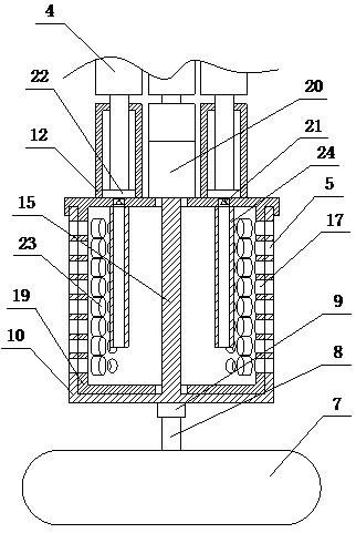 Underground water stratified sampling device and use method thereof