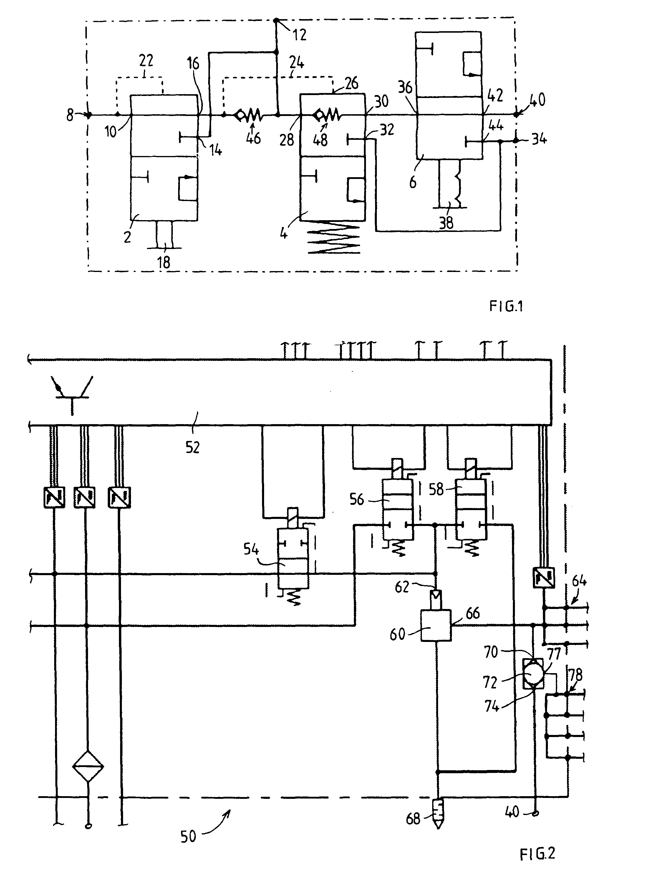 Valve arrangement for controlling a brake system of a trailer vehicle