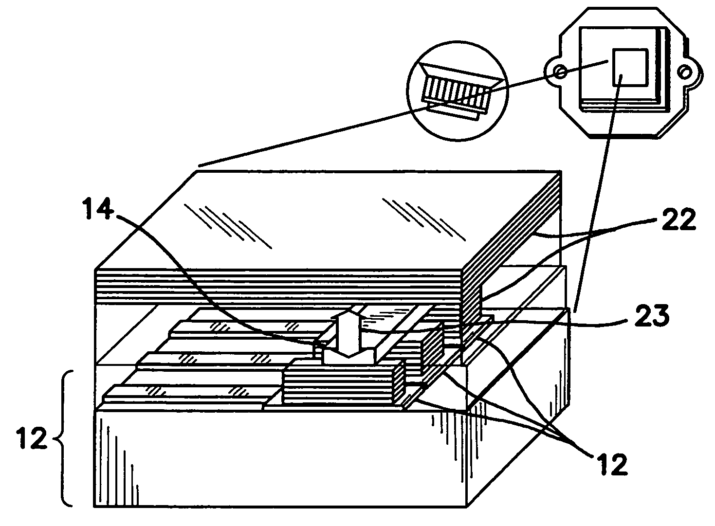 Method and apparatus for CMOS imagers and spectroscopy