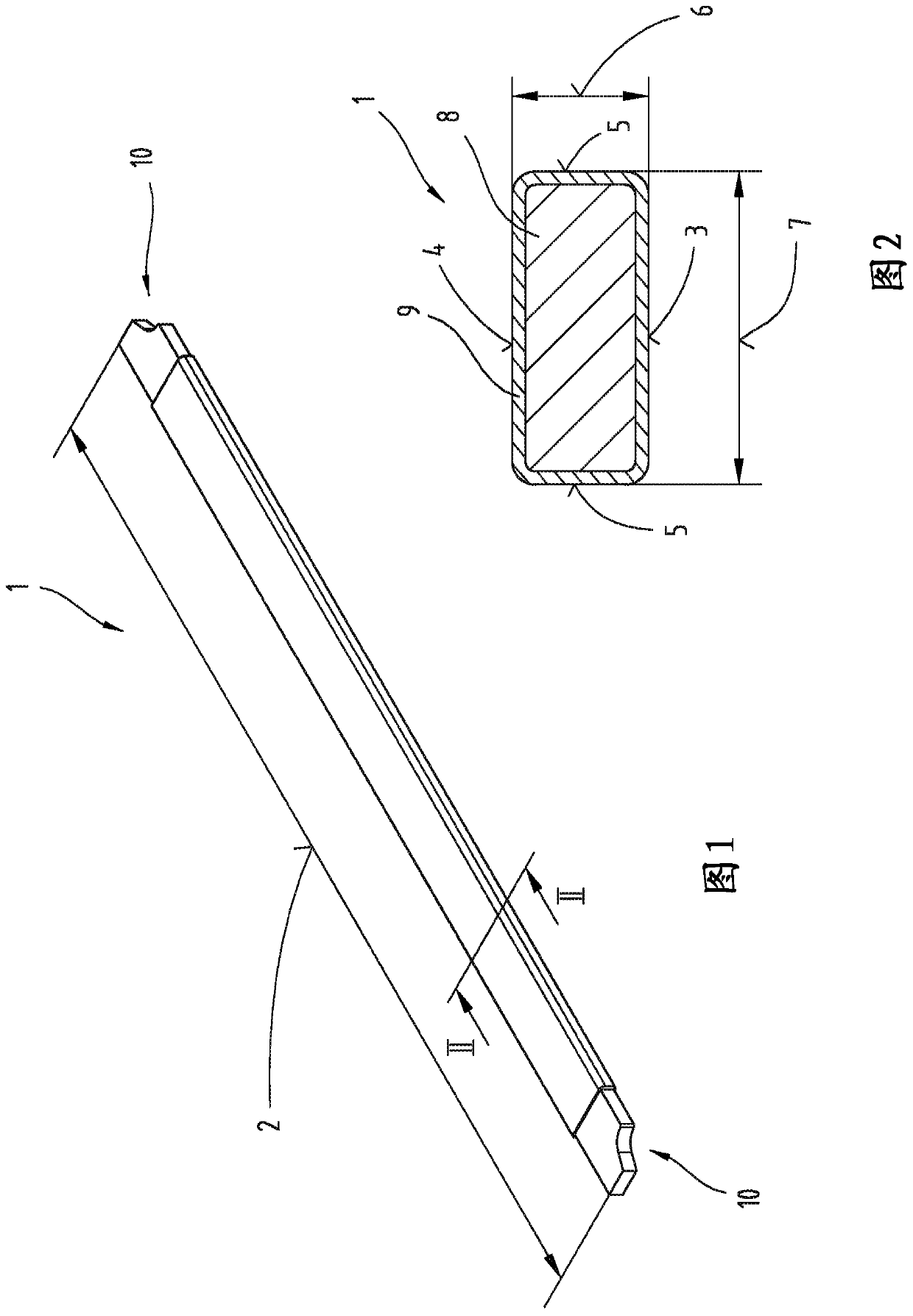 Manufacturing installation for producing winding bar for electric motor, and method for producing winding bar