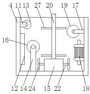 Color tape dye transfer device with deposition-prevention function