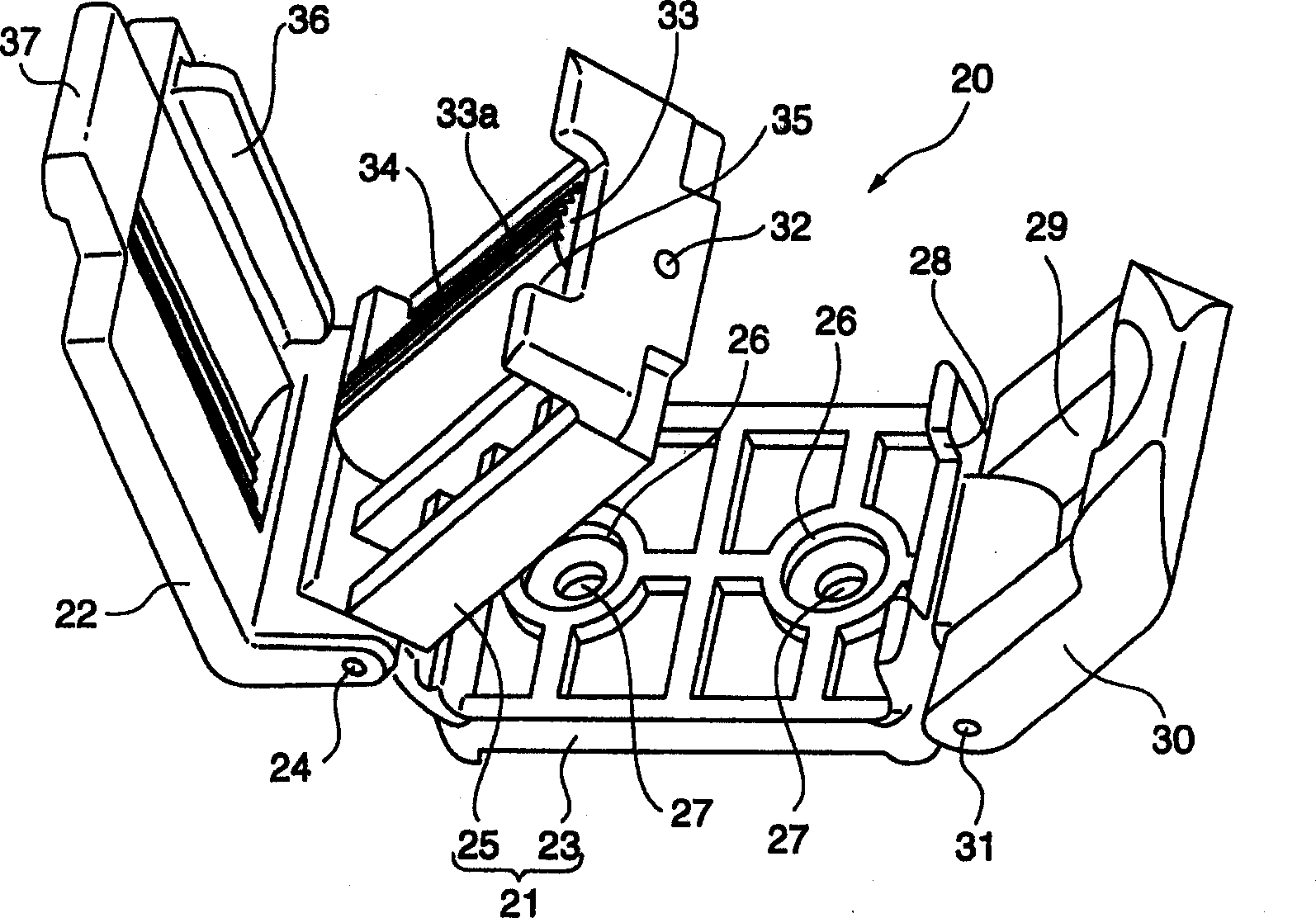 Child car seat and its locking belt device