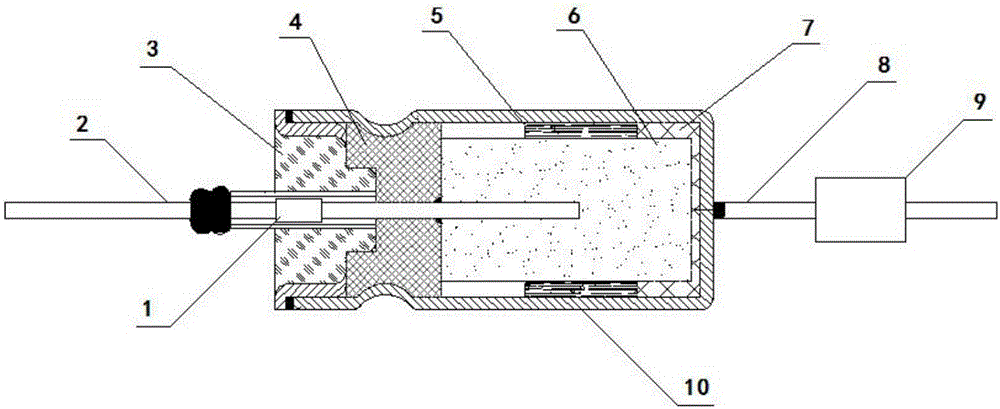 Novel non-solid electrolyte tantalum electrolytic capacitor