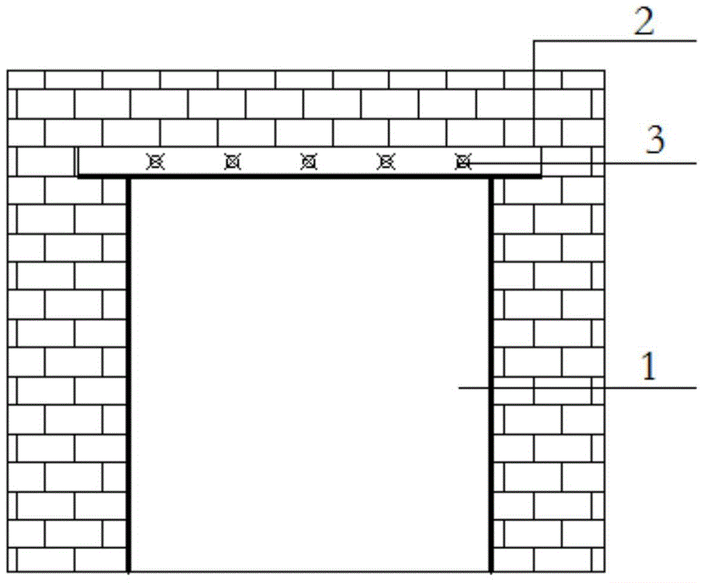 Wall hole opening construction method adopting encased angle iron method