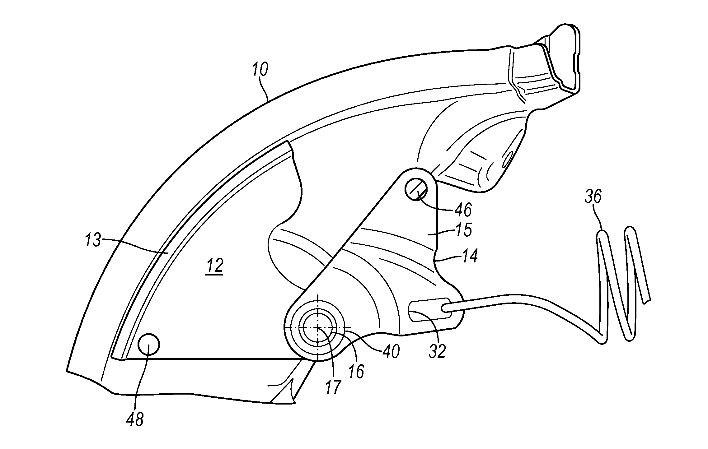 Decklid hinge spring installation mechanism