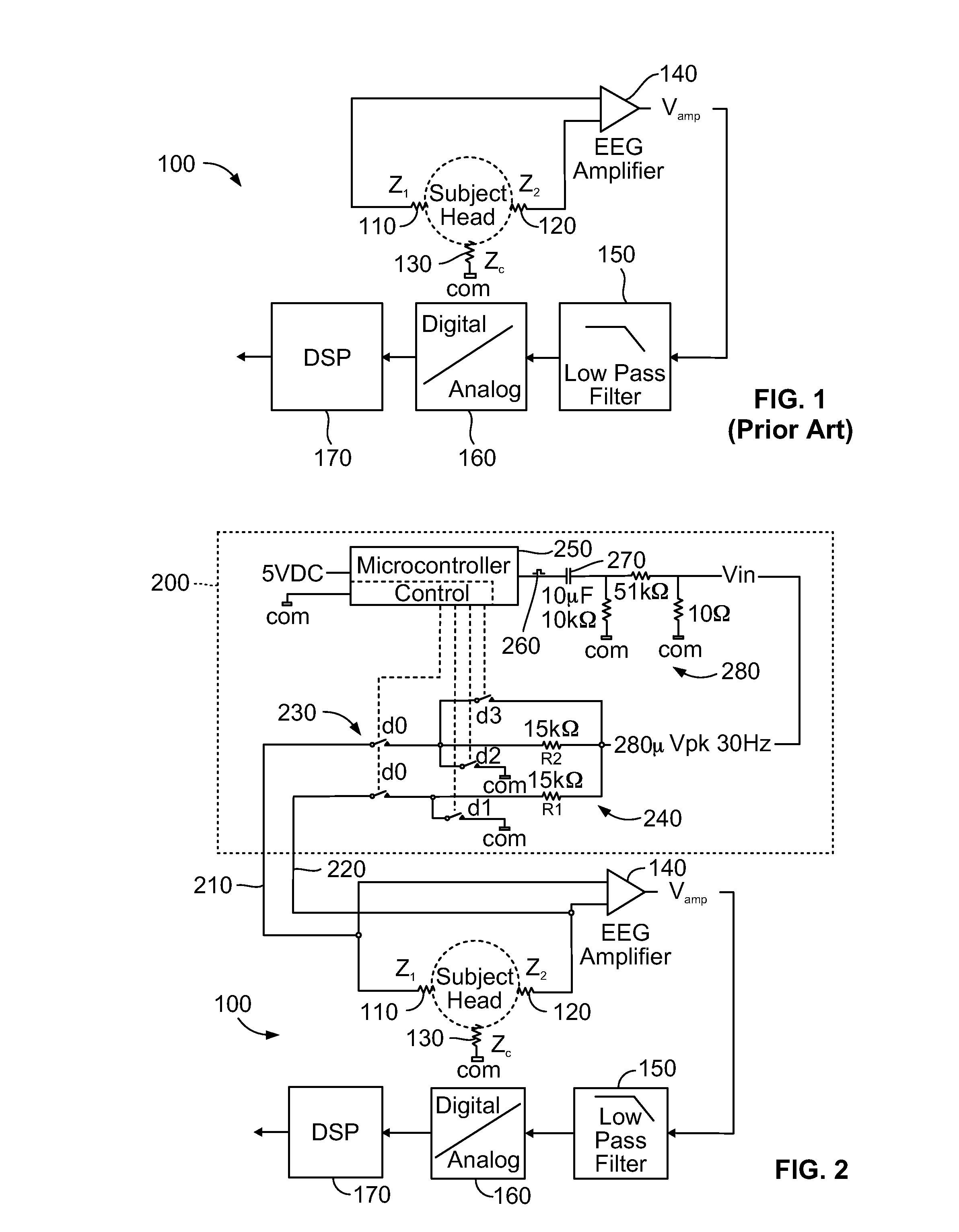 Apparatus and method for high-speed determination of bioelectric electrode impedances