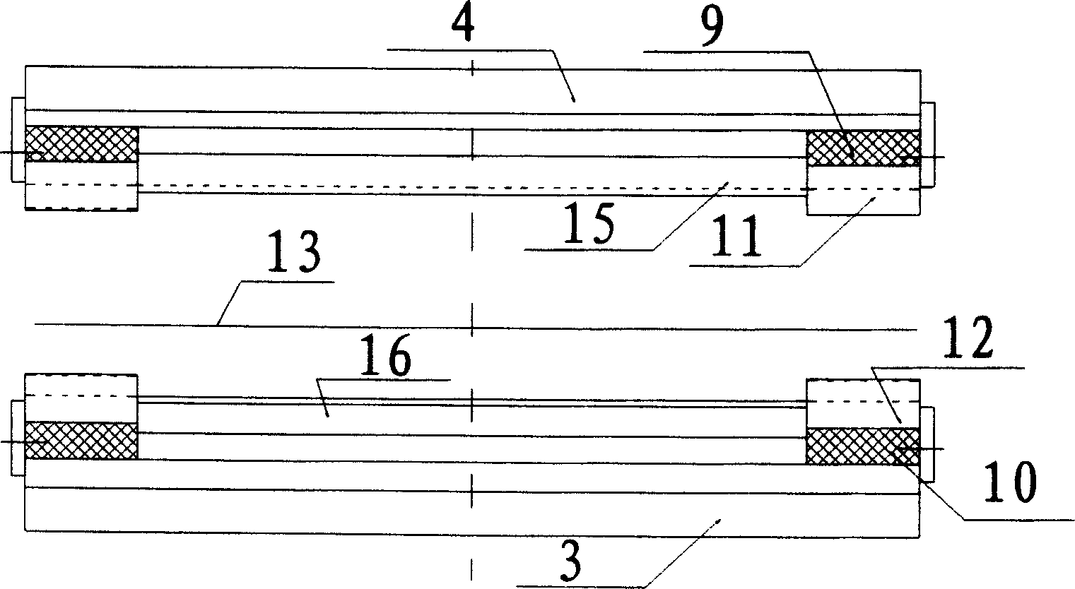 Equipment and method for pressing fine wave rib at end of waveform plate