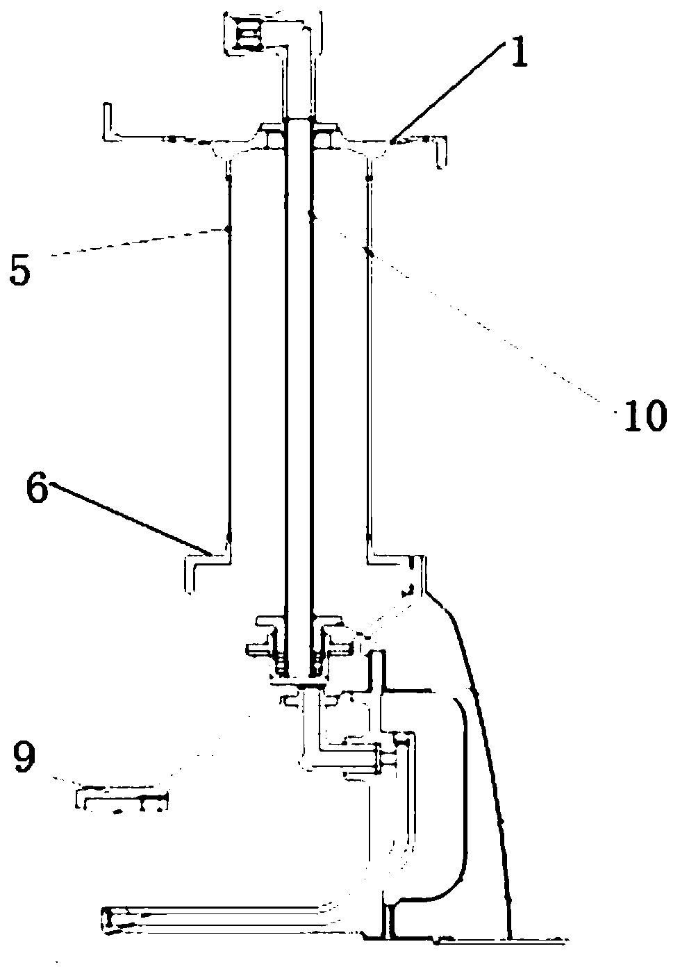 Rear casing of gas turbine engine