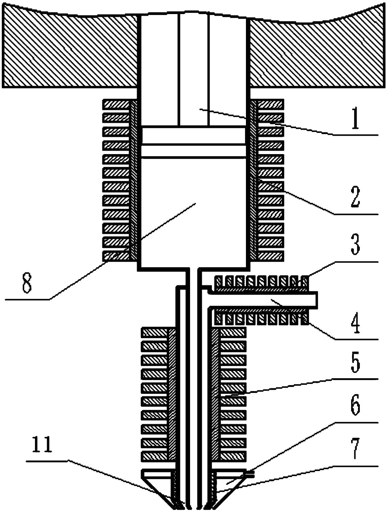 Coaxial 3D printing process and equipment