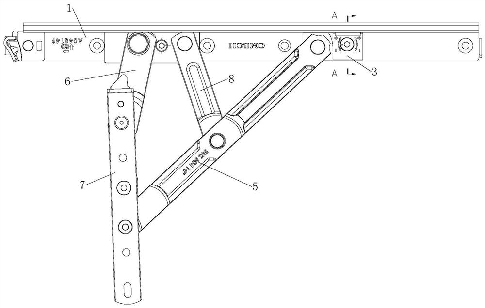 Sliding structure of hinge and friction hinge thereof