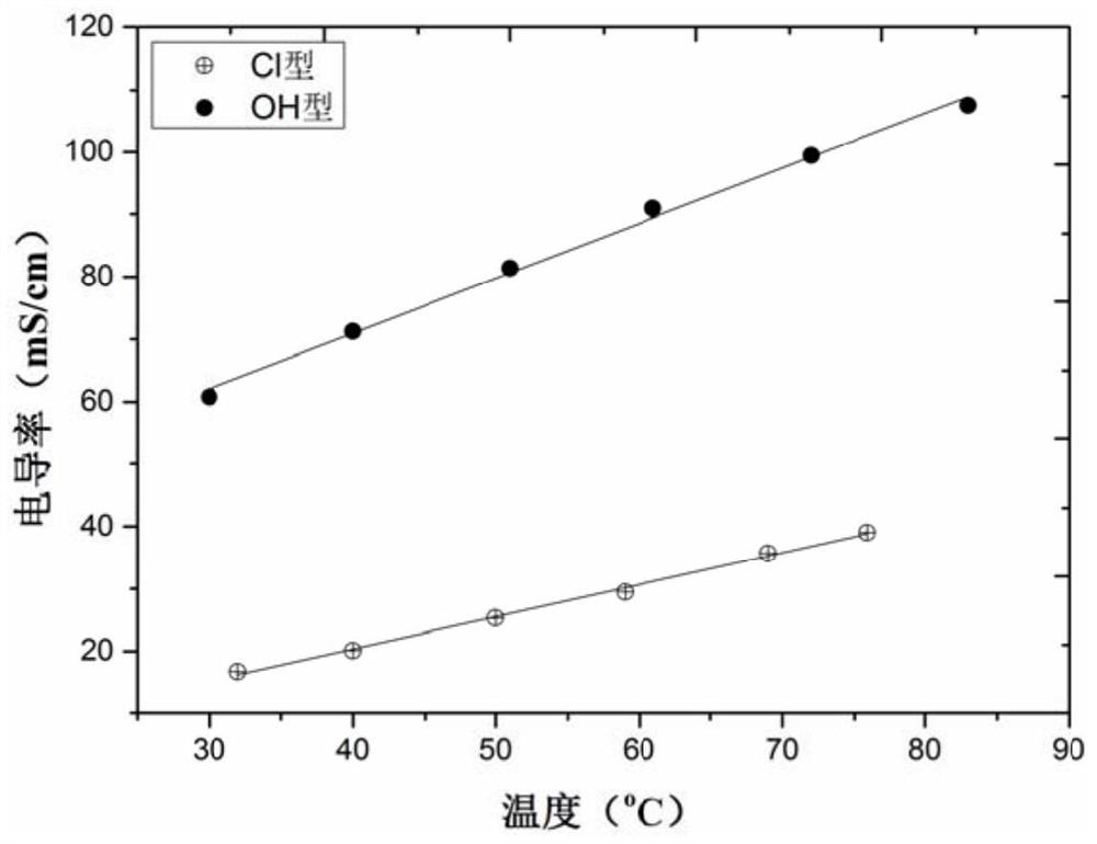A kind of ordered basic anion exchange membrane and its preparation method and application
