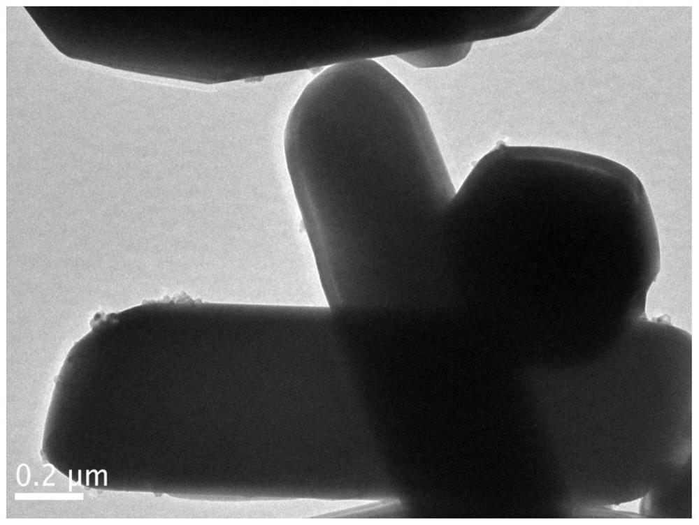 Cadmium sulfide/nickel tungstate composite visible light catalyst, preparation method and application