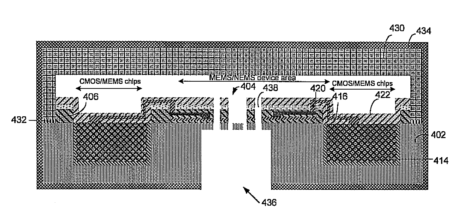 Method of forming monolithic cmos-mems hybrid integrated, packaged structures