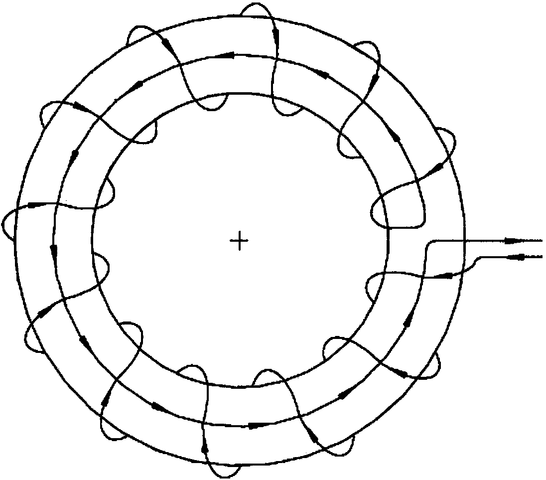 Rogowski coil sensing head suitable for Rogowski coil current sensor