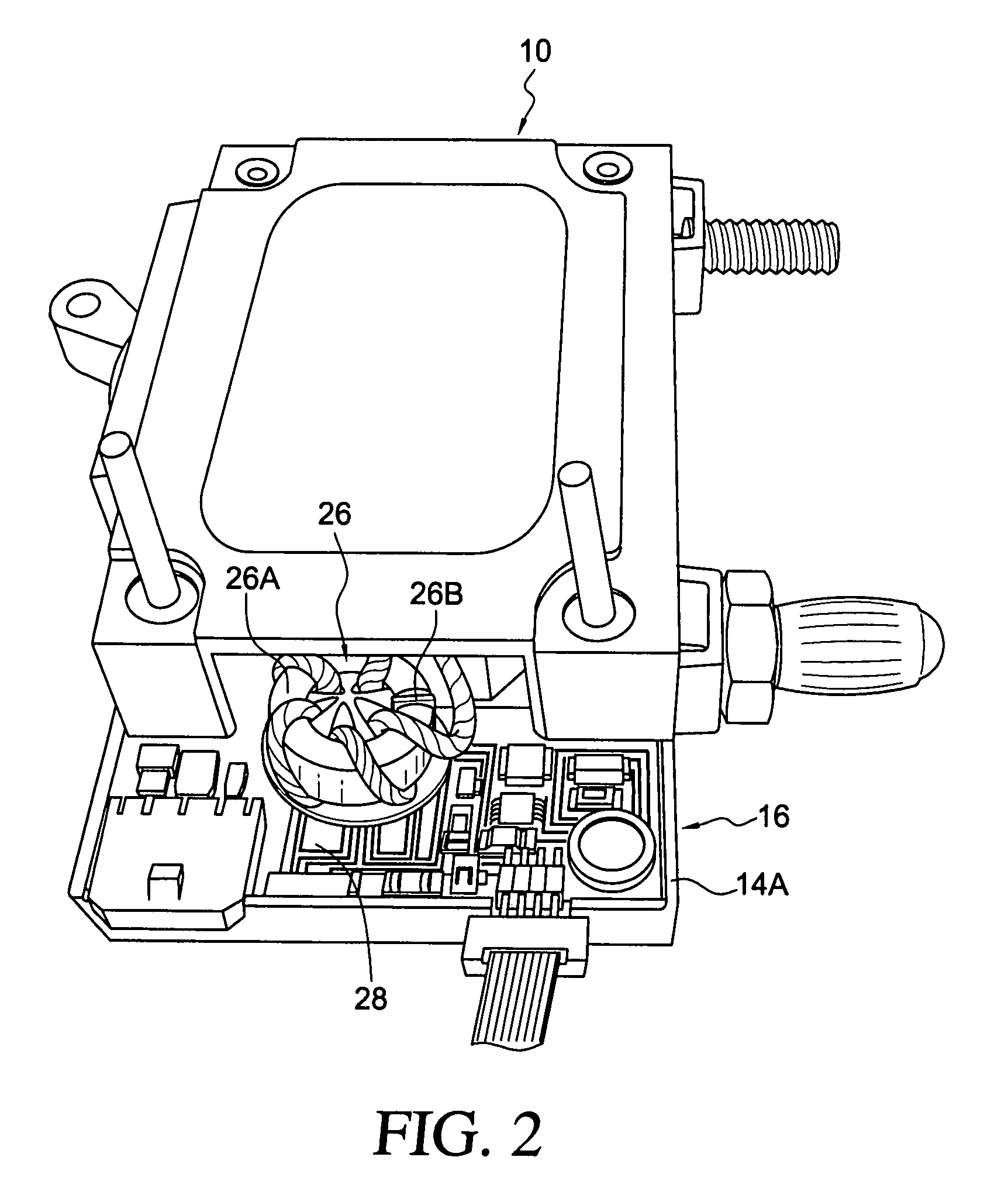 Apparatus comprising circuit breaker with adjunct sensor unit