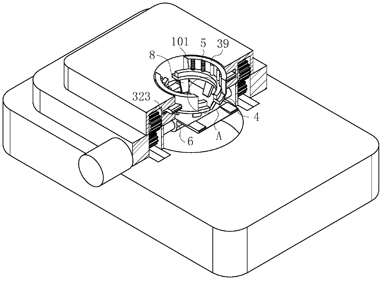 Motor iron core stamping tool