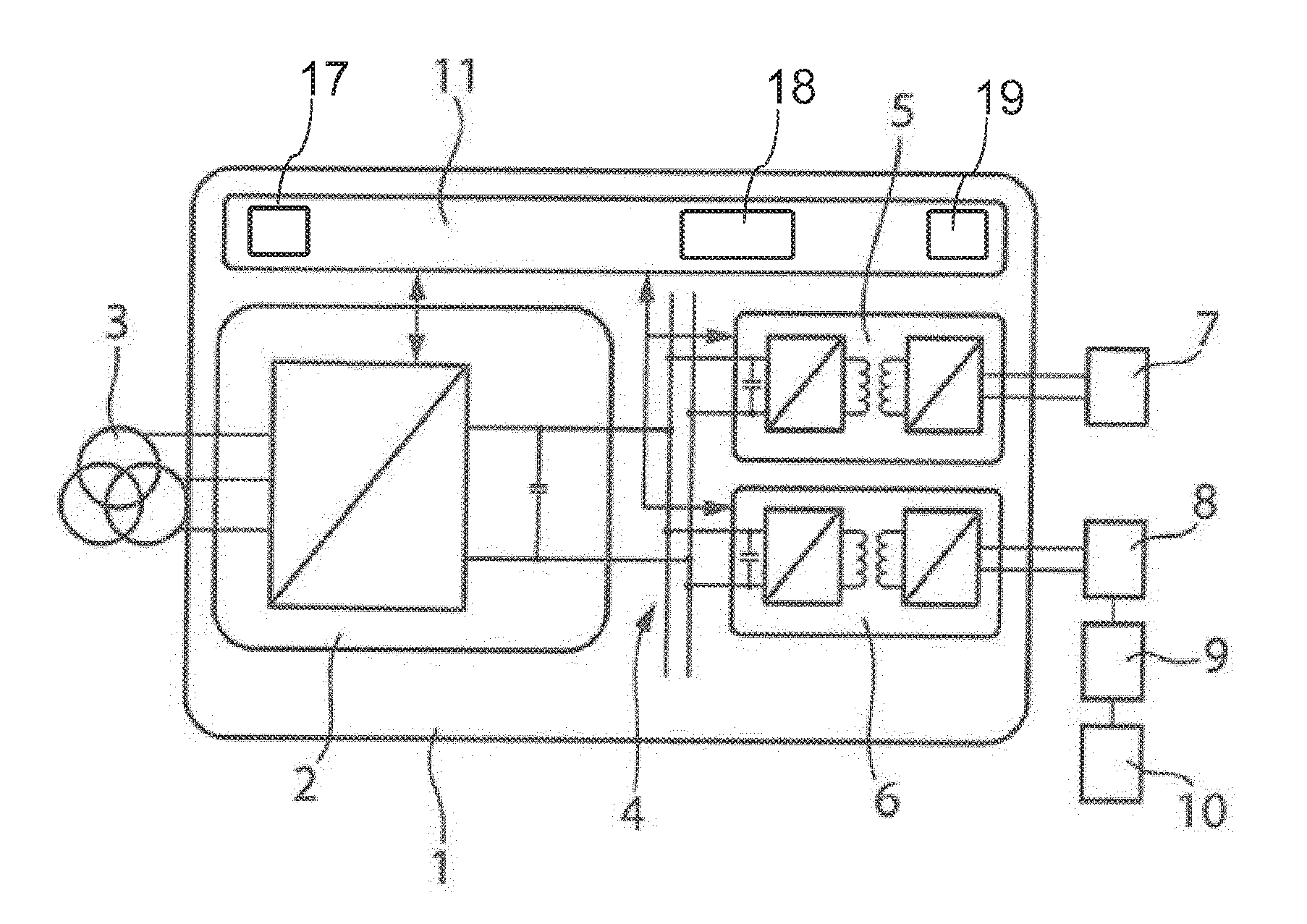 Electric Power Conversion Device and Method for Charging and Discharging Energy Storage Devices