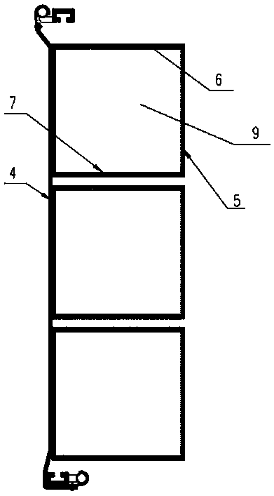 Orifice width adjustable floating body inspection steel gate