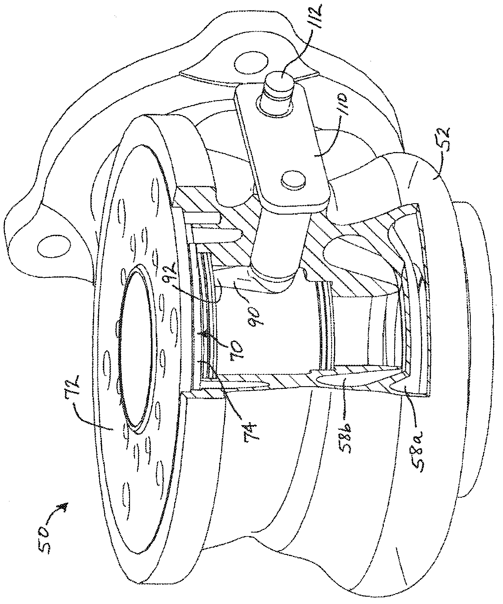 Turbocharger with divided turbine housing and annular rotary bypass valve for the turbine