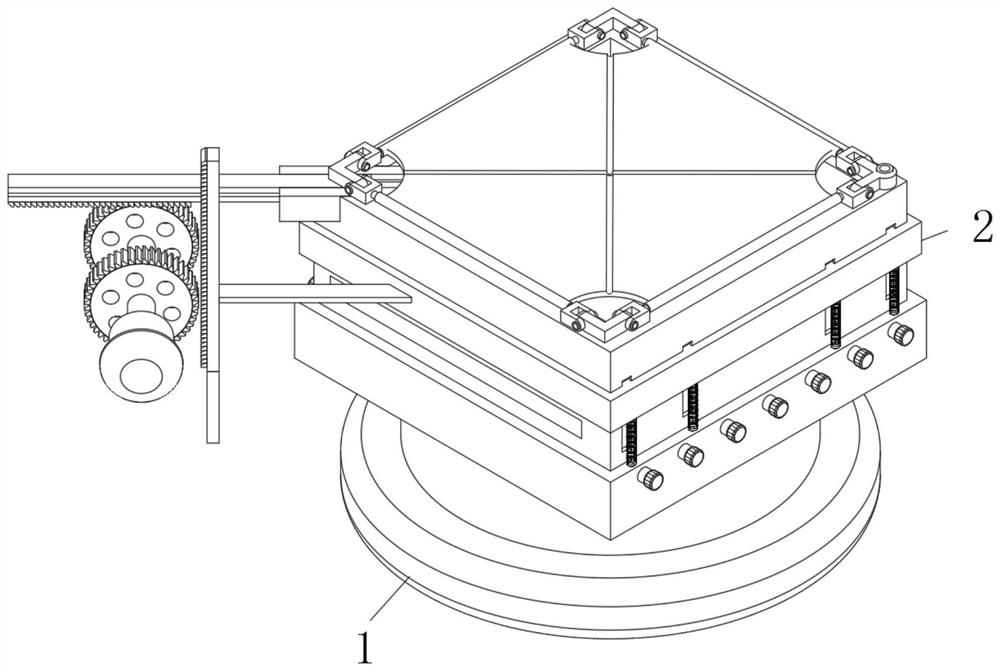 Air volume partition adjusting device for heat dissipation device