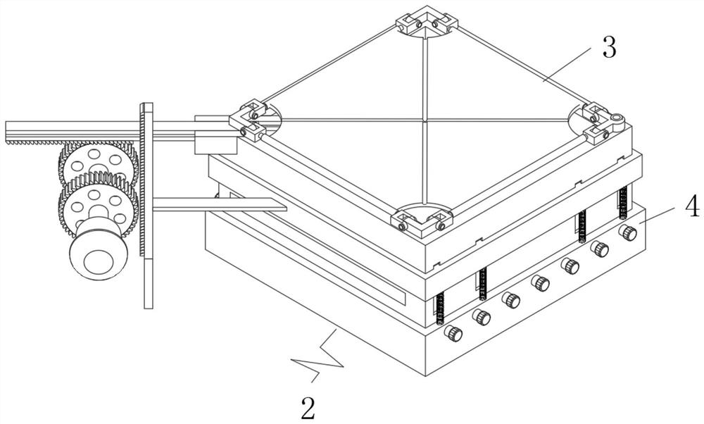 Air volume partition adjusting device for heat dissipation device