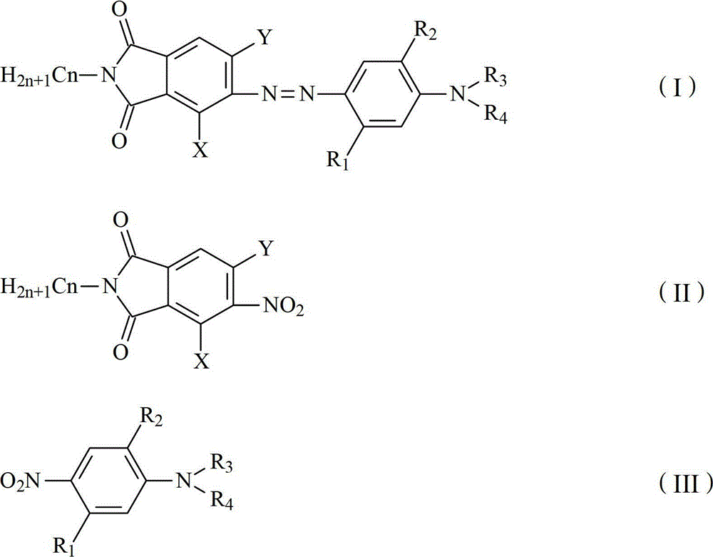 Preparation method of phthaloyl azo dye