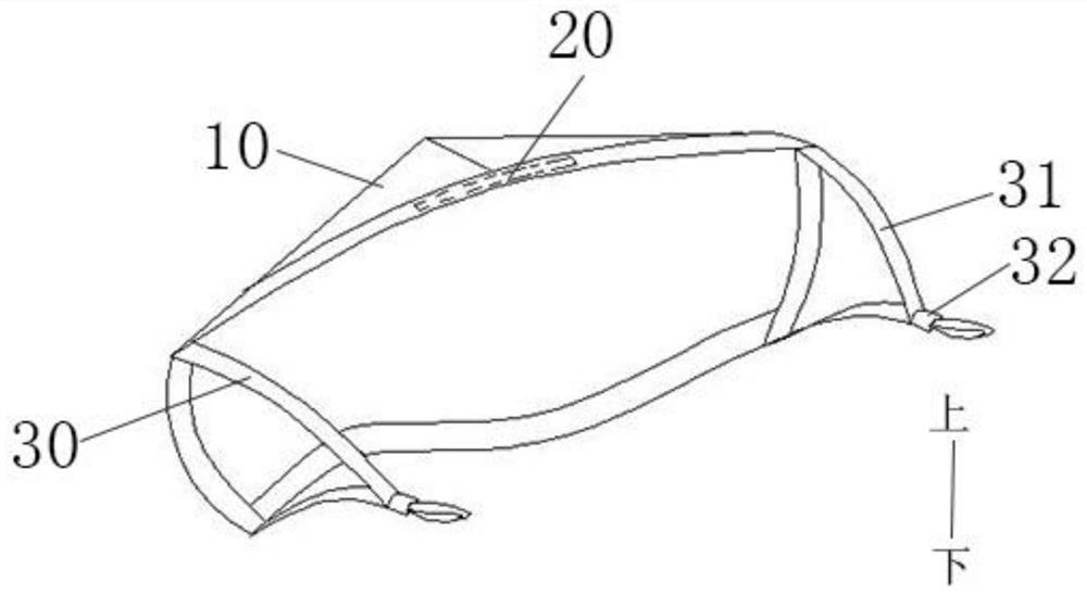 Pearl antibacterial non-woven fabric medical protective mask and preparation method thereof