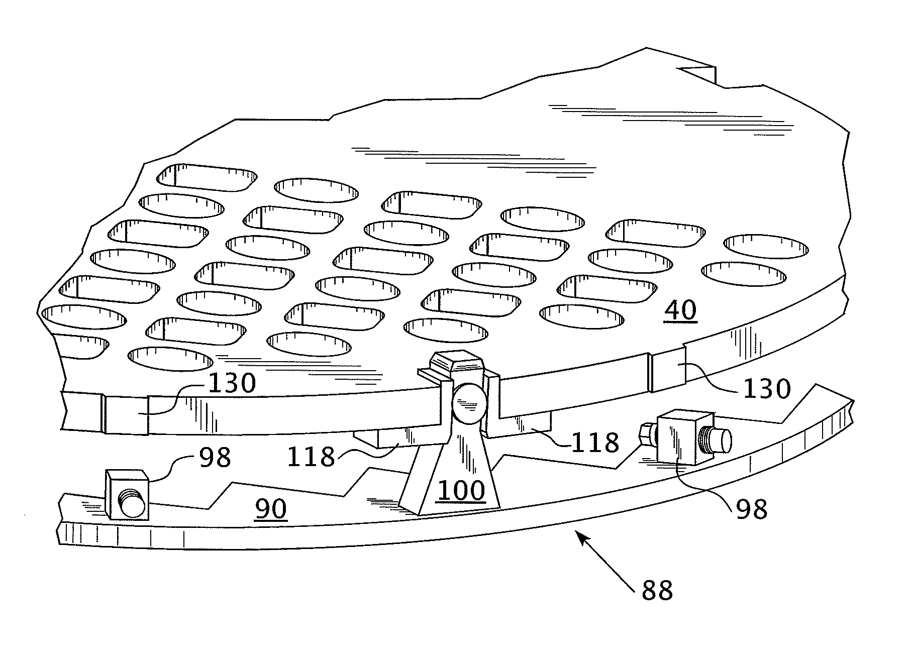 Nuclear reactor internals alignment configuration