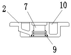 Air hammer with double-rod piston