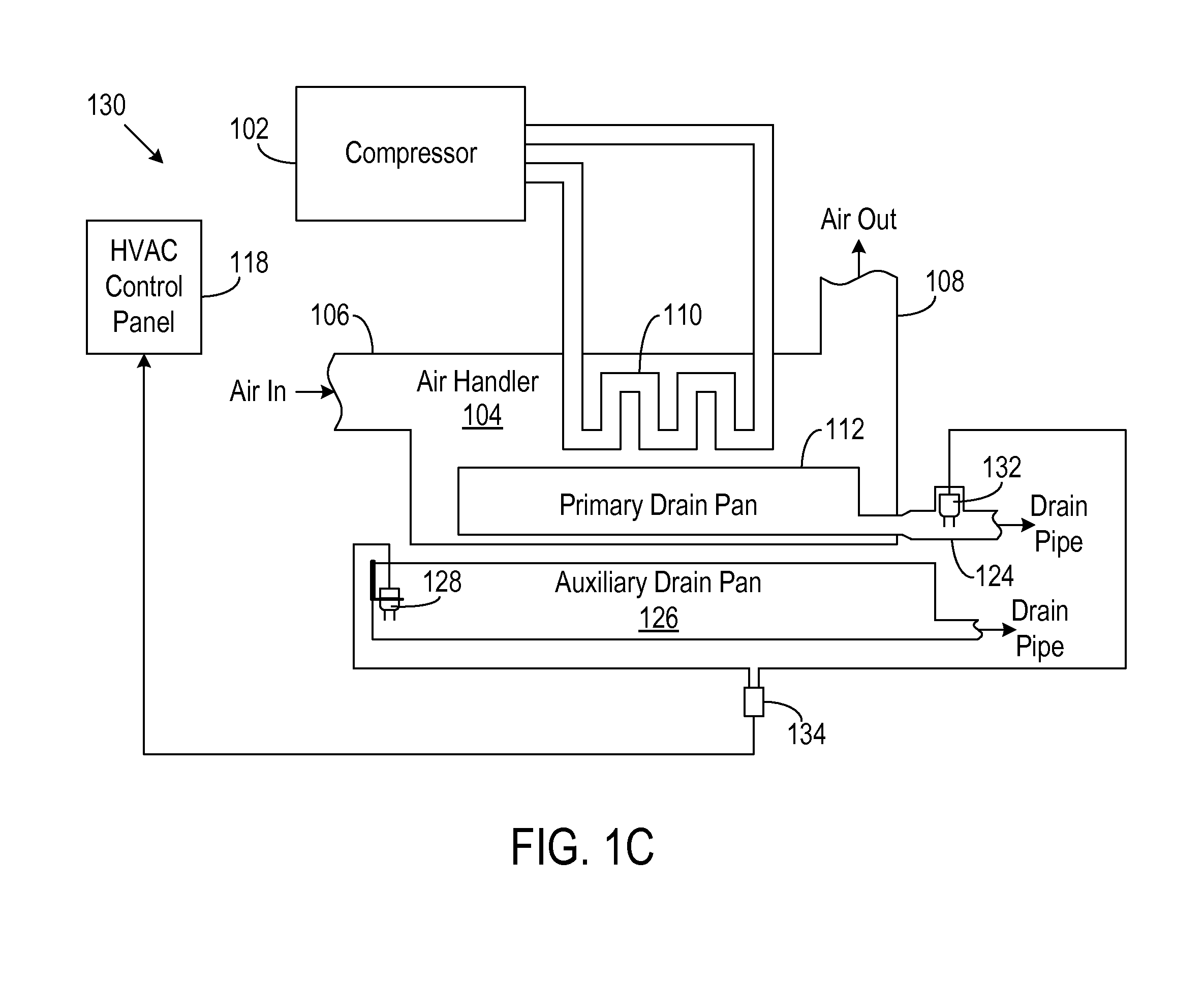 Electronic condensate overflow switch