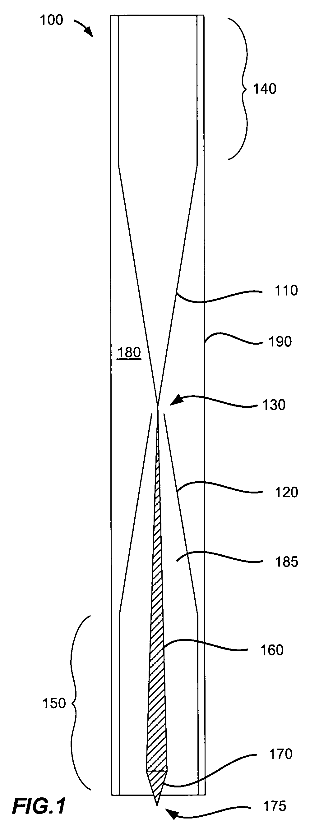 High impedance bicone antenna