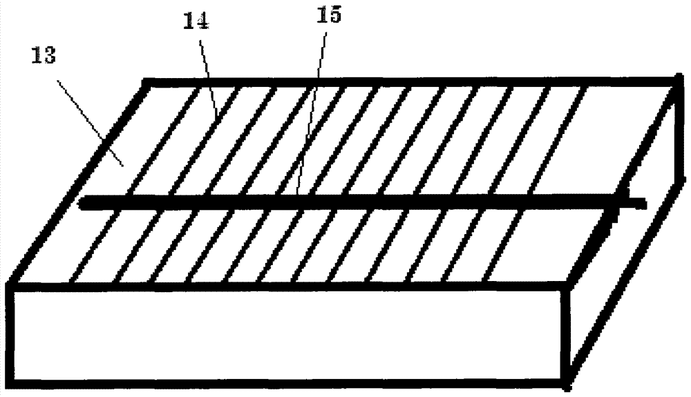 A preparation device and method for femtosecond laser etching waveguide grating