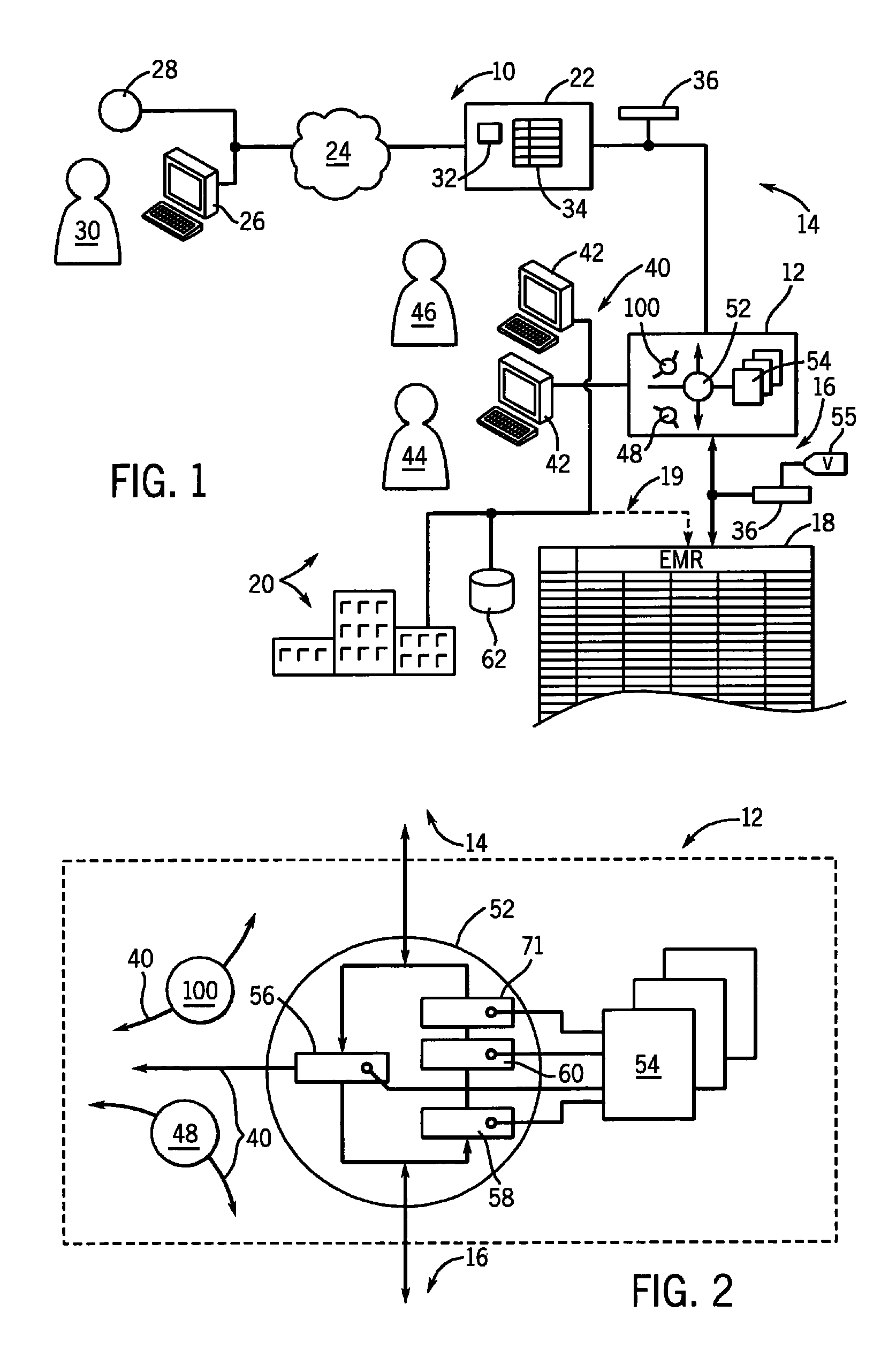 Interactive system for patient access to electronic medical records