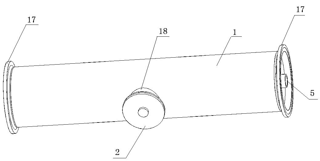 Integrated VFTO measuring bus and bus cylinder thereof