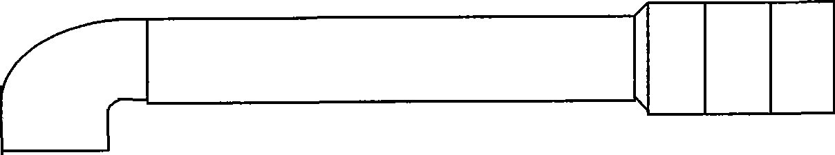 Paper pouring channel tube for casting and shaping technique thereof