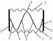 A temperature-controlled telescopic tube