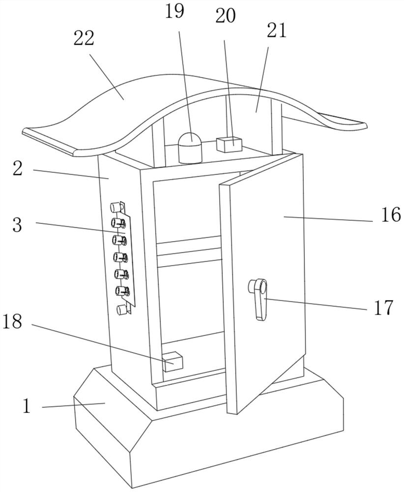 Explosion-proof power distribution cabinet with independent instrument installation chamber