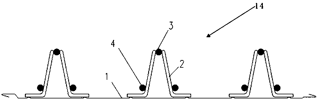 Seamless connection system for assembled steel structure beam-column member and floor bearing plate and construction method